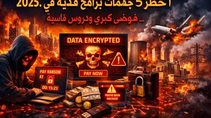 أخطر 5 هجمات برامج فدية في 2025.. فوضى كبرى ودروس قاسية